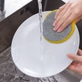 thumbnail image 5 of Trapo de esponja de doble cara, mejorado y engrosado, lavavajillas de doble cara, esponja para platos de cocina, fregador de ollas, trapo de limpieza del hogar, paño para lavar platos, sin a, 5 of 5