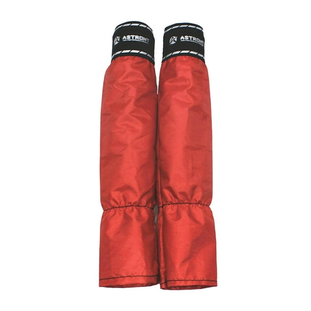 Protector universal para horquillas delanteras de motocicleta, amortiguador, cubierta antipolvo, protector rojo