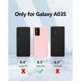 thumbnail image 6 of 【3 in 1 for Samsung Galaxy A03S case, with 2 Pack Screen Protector, Camera Protection，Liquid Silicone Slim Shockproof Protective Phone Case 6.5inch [Microfiber Lining] (Pink), 6 of 12