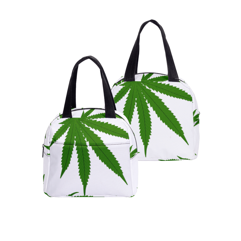 Leaves Lunch Bag Picnic Carry Case Thermal Portable Lunch Box Bag Food