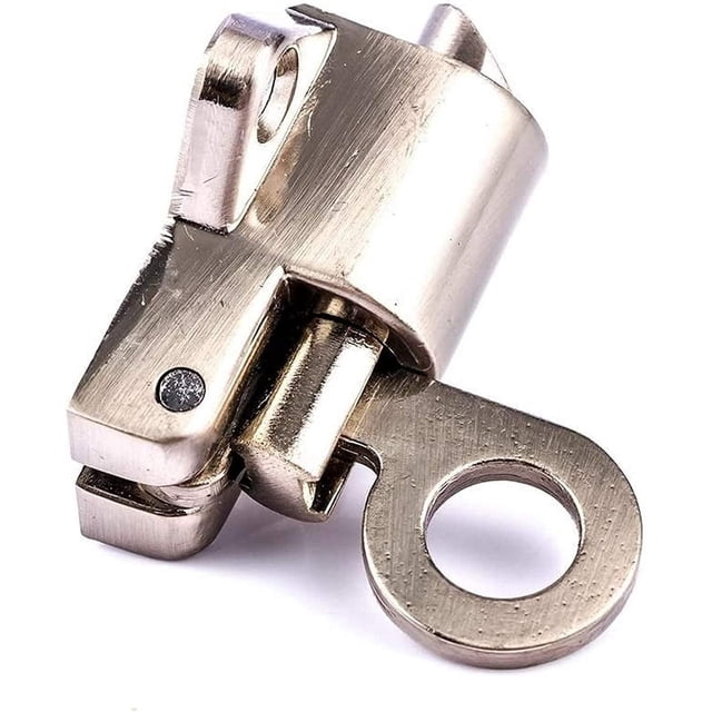 EcoNesxp Door safety chain door latch door bolt window door latch safety push-pull door lock pull ring spring bounce door bolt aluminum latch lock monochrome