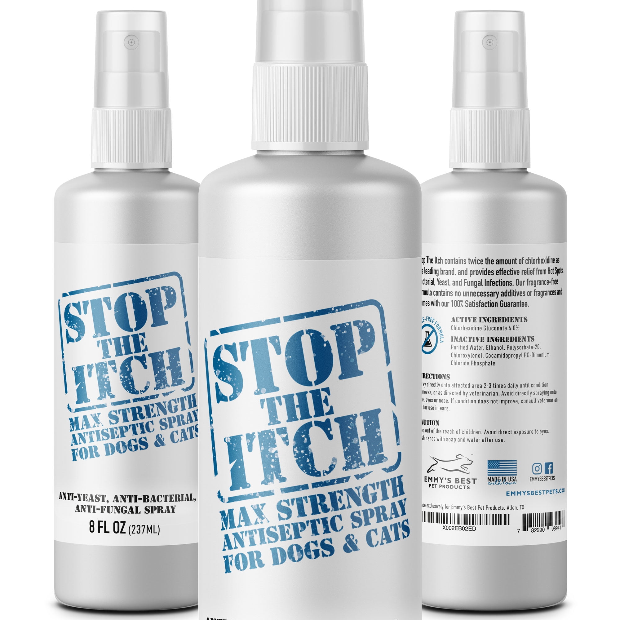 Emmy's Best Stop the Itch Chlorhexidine Spray - Walmart ...