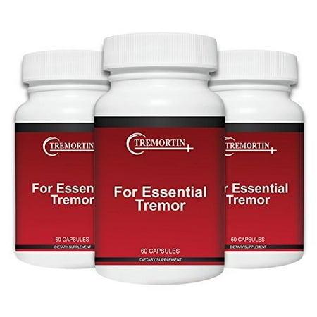 Tremortin –3 Pack- Best Natural Aid for Essential Tremor - Provides Relief for Shaky Hands, Arm, Leg, & Voice (Best Medicine For Itching Between Legs)