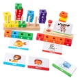 thumbnail image 1 of TISHITA Letter Spelling Block Toy Montessori Spell Word Gifts Cartoon Early Learning Toy, 1 of 8