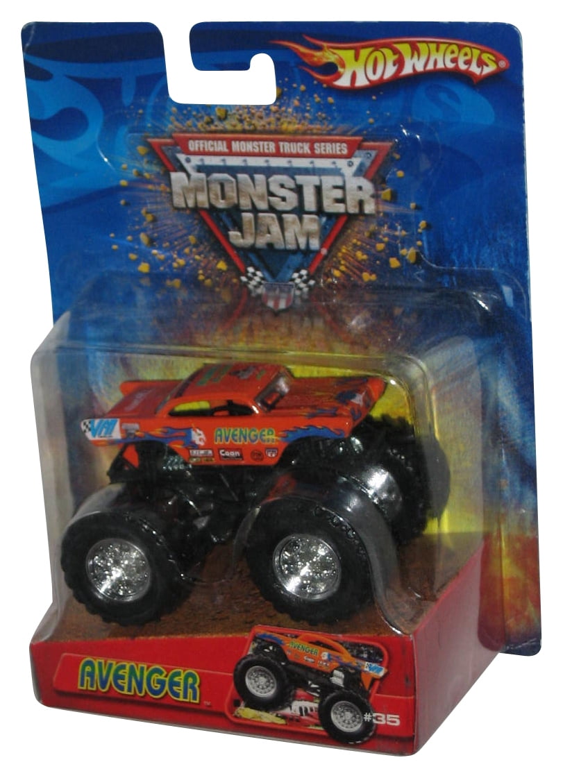 Hot Wheels Monster Jam (2006) Avenger Die-cast Toy Truck #35 - Walmart.com