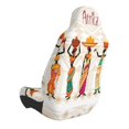 thumbnail image 2 of Honeii Black African Woman Print Car Seat Cover,Car Interior Covers,Universal Fit Seat Protector, Compatible with Most Cars, SUVs, Trucks, and Vans, 2 of 5