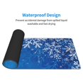 thumbnail image 4 of Pofeuu Blue Christmas With Snowflakes Print Desk Mat for Keyboard and Mouse，Computer Desk Matt for Desktop，Large Mouse Pad for Desk，Desk Pads on Top of Desks 12x31.5in, 4 of 8