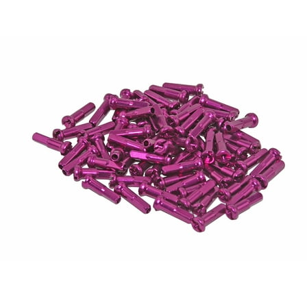 Bike Alloy Spokes Nipples/16mm 14g Purple Pack of 72.