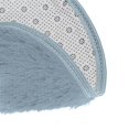 thumbnail image 3 of Fridja Soft Bath Bedroom Floor Shower Round Mat Rug Non-slip Gray, 3 of 3