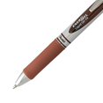 thumbnail image 4 of Pentel EnerGel RTX Retractable Liquid Gel Pen, (0.7mm) Metal Tip, Medium Line, Brown Ink, 12 pack (BL77-E), 4 of 6