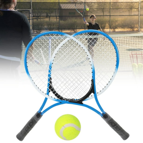 Marco de Alta Fuerza, Raqueta de Tenis de Niños de Aleación de Hierro, Raqueta de Práctica para Principiantes Con Pelota, Bolsa de Transporte para Tiros establecidos, Viento