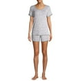 thumbnail image 5 of Secret Treasures Essentials Women's and Women's Plus Crew Neck Sleepwear Top, 5 of 6