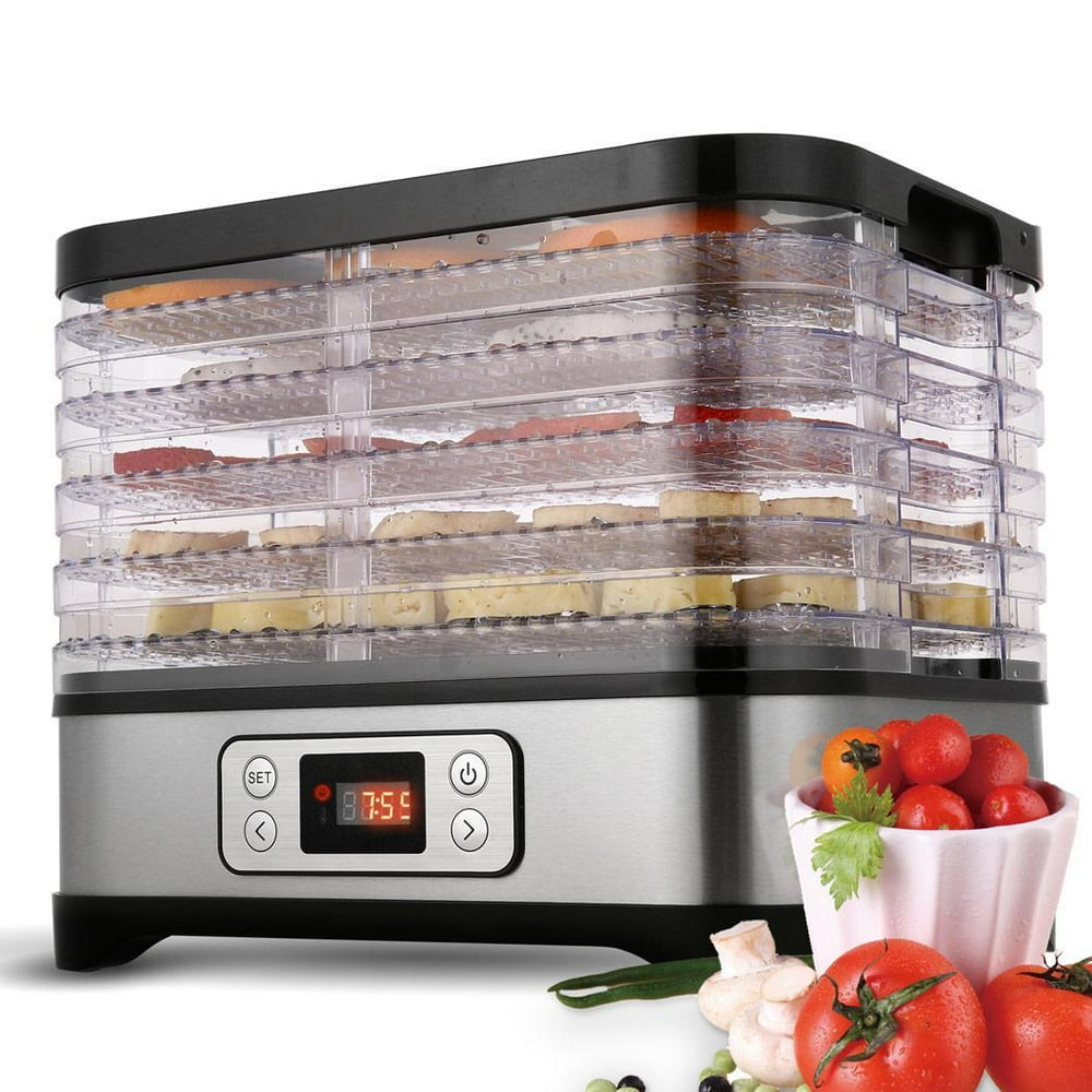 5 Removable Layers Fast Food Dehydrator Machine jerky maker with Timer,Temperature Control ,LED