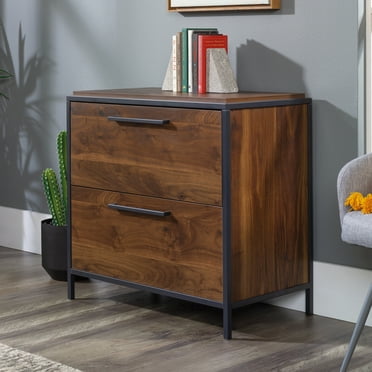 Sauder Nova Loft 2-Drawer Lateral File Cabinet, Grand Walnut Finish