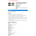 thumbnail image 2 of Front Brake Pad Set - Compatible with 2019 - 2024 Mercedes-Benz G550 2020 2021 2022 2023, 2 of 2
