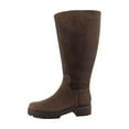 thumbnail image 2 of Vionic Fallbrook Wide Calf Women's Boots Chocolate Leather Size 7 W, 2 of 8