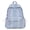 Blue, variant on Casual Grid Backpack 15.75" Nylon Embroidery Y2K for Travel Dating (Pink)