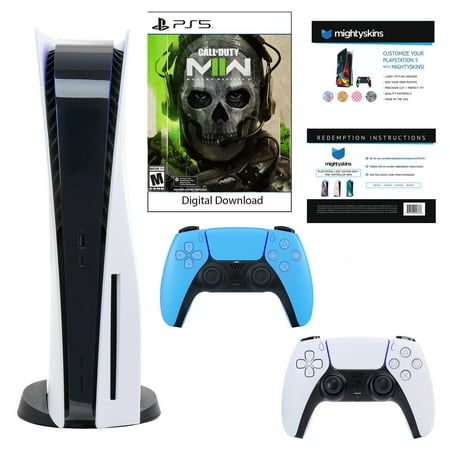 Sony PlayStation 5 with COD: Modern Warfare II Download Voucher, Starlight Blue