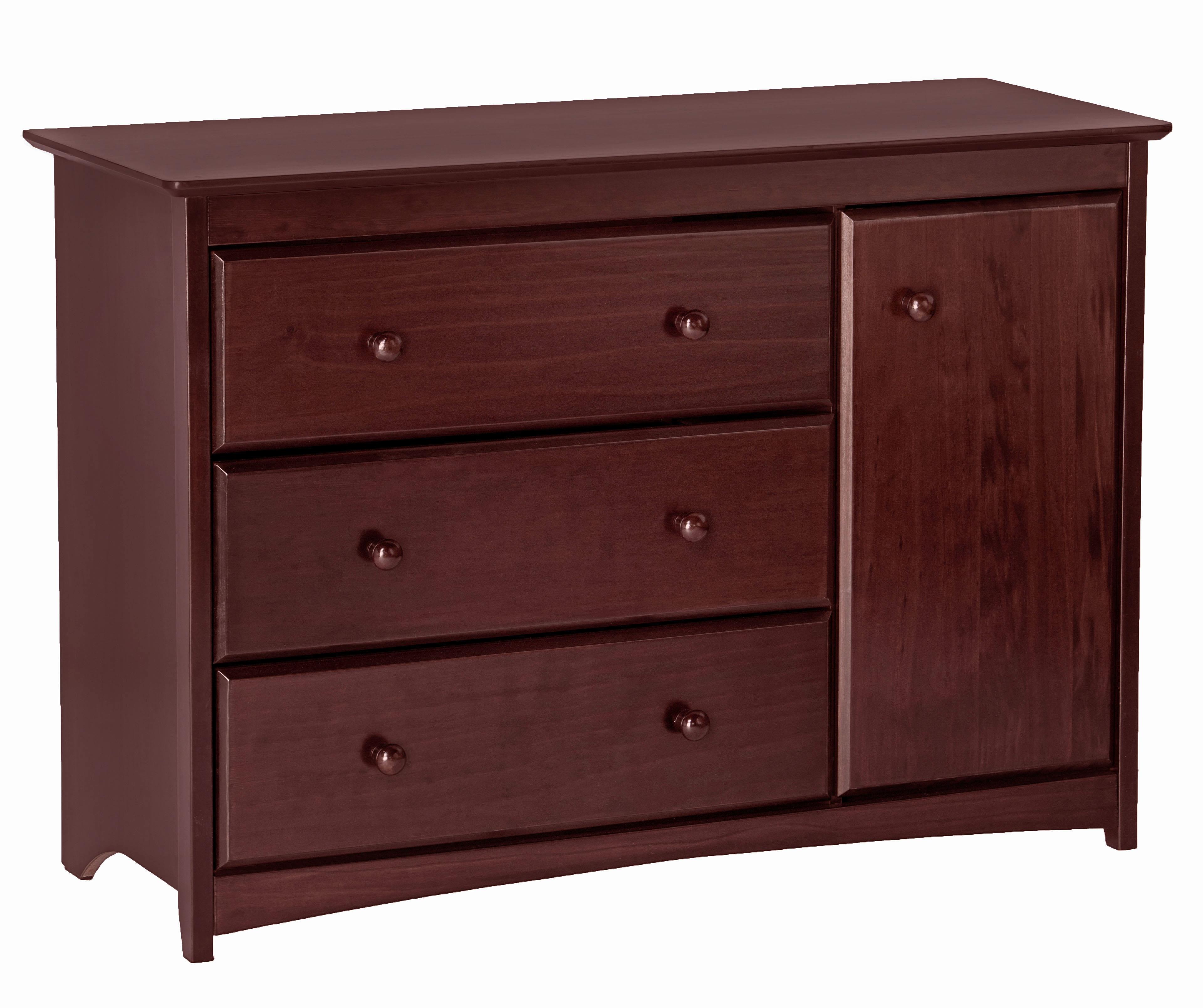 Storkcraft Beatrice Flat Top Combo DresserFinishCherry