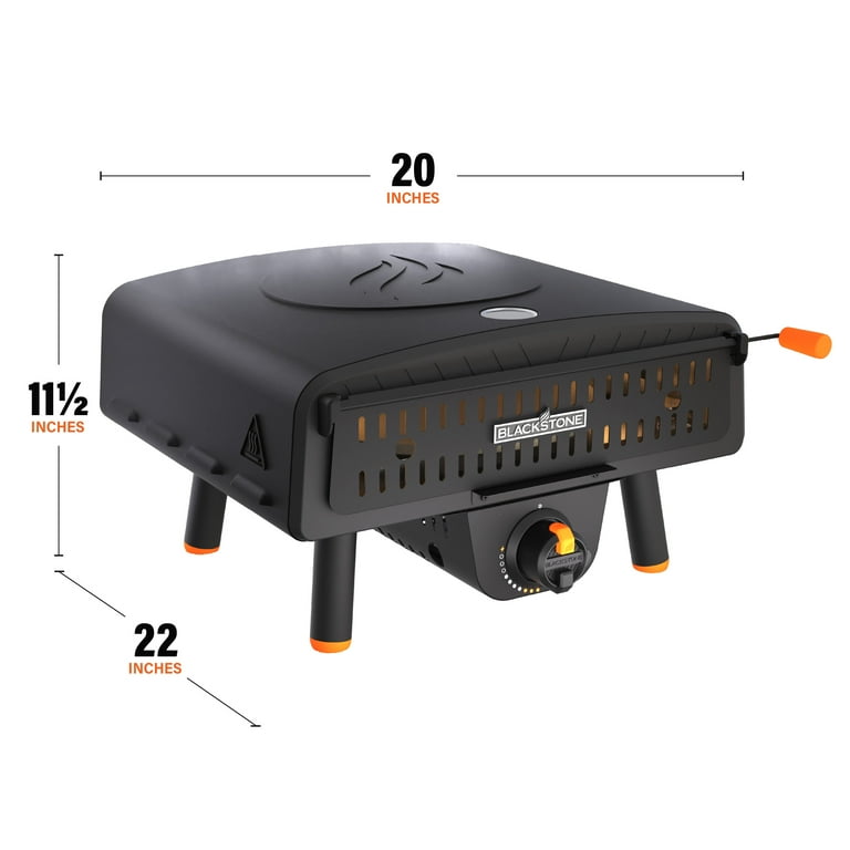 Blackstone Outdoor Tabletop Propane Pizza Oven with 13” Rotating
