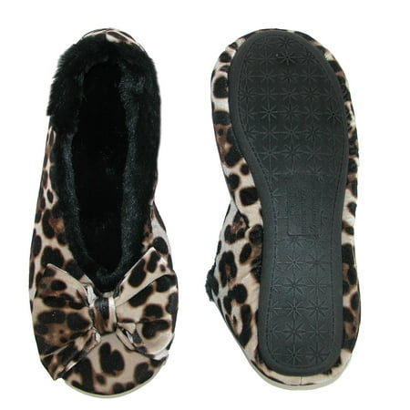 leopard print ballet slippers