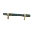 thumbnail image 2 of Tiradores de mármol para armarios, tiradores robustos y elegantes para cajoneras de baño, armarios, muebles de cocina y cómodas. Verde de 35x140 mm, 2 of 8