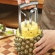 thumbnail image 3 of Zhuge Cortador de piña de acero inoxidable, pelador, rebanador de fruta, removedor de corazón, herramienta de cocina, 3 of 5