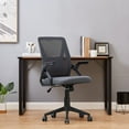 thumbnail image 3 of VECELO Mid-Back Swivel Adjustable Ergonomic Office Chair, Mesh Lumbar Support and Adjustable Arms Task Chair for Computer, Grey, 3 of 17