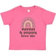 thumbnail image 3 of Inktastic Nana and Pappy Love Me Rainbow Girls Baby T-Shirt, 3 of 5