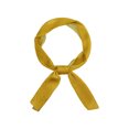 thumbnail image 1 of INSPIRAR CHIC Mujeres Bufandas Largas Plisadas, Cinta de Color Sólido con Gradiente Contraste para el Cabello Bufandas de Cuello Bronce Oro 49.2"x4.3"(LxA), 1 of 5
