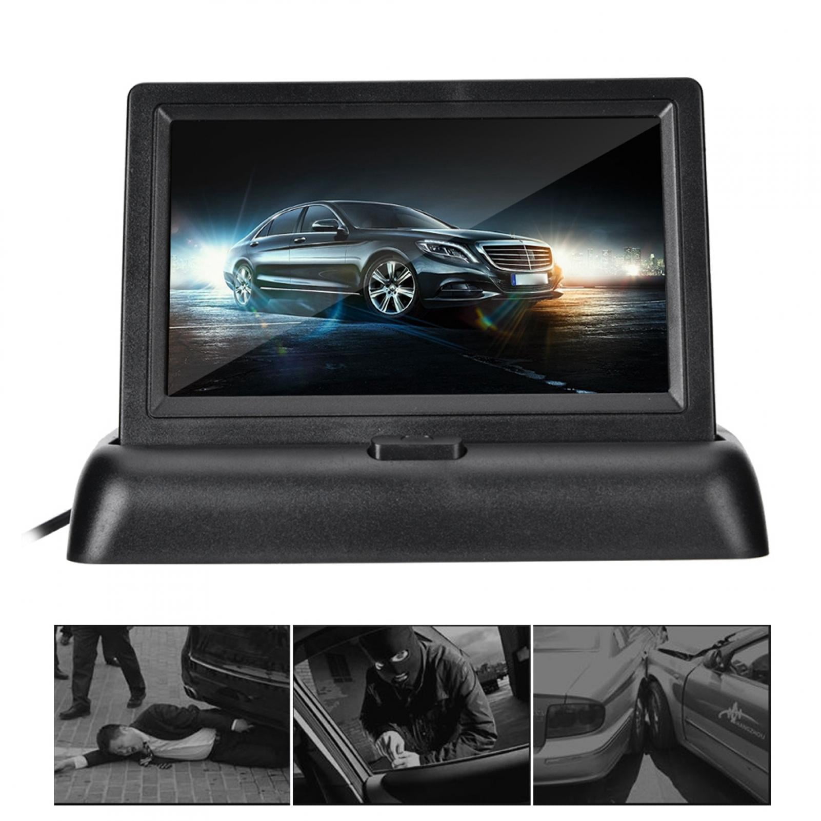 LCD Display, Plug And Play Easy To Install And Use Car Rear View Monitor  With 4.3-inch For Car Backup Camera 