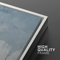 thumbnail image 4 of IDEA4WALL Framed Canvas Print Wall Art Set of 2 Watercolor Pastel Blue & White Landscape Abstract Modern Art Decorative Contemporary Artwork for Bedroom, Office, Hotel - 16"x24"x2 Panels White, 4 of 5