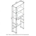 thumbnail image 6 of Furinno 99763 Turn-N-Tube Toilet Space Saver with 3 Shelves, 6 of 6