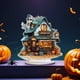 thumbnail image 5 of Decoraciones de Halloween, adornos de Halloween, regalos de Halloween, calabaza de Halloween, decoración de casa fantasma, acrílico 2D, regalo de escritorio para dormitorio, artesanía decorativa, 5 of 5