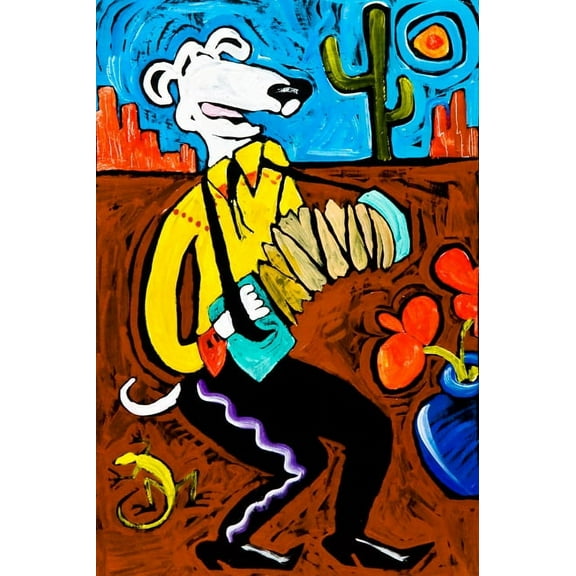 Desert Dog by Ben Mann Poster Print