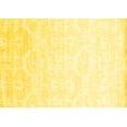 thumbnail image 1 of Ahgly Company Indoor Rectangle Solid Yellow Modern Area Rugs, 6' x 9', 1 of 4
