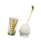 thumbnail image 5 of Japones Matcha Set Modern Tea Utensils Matcha Accessory Bamboo Matcha Batchis, Batcheador de cerámica y cuchara de bambú Blanco, 5 of 9