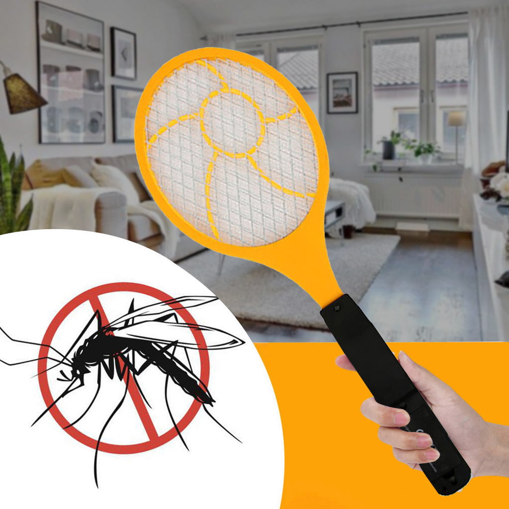 Mosquito Electric Tennis Bat Handheld Racket Insect Fly Bug Wasp ...
