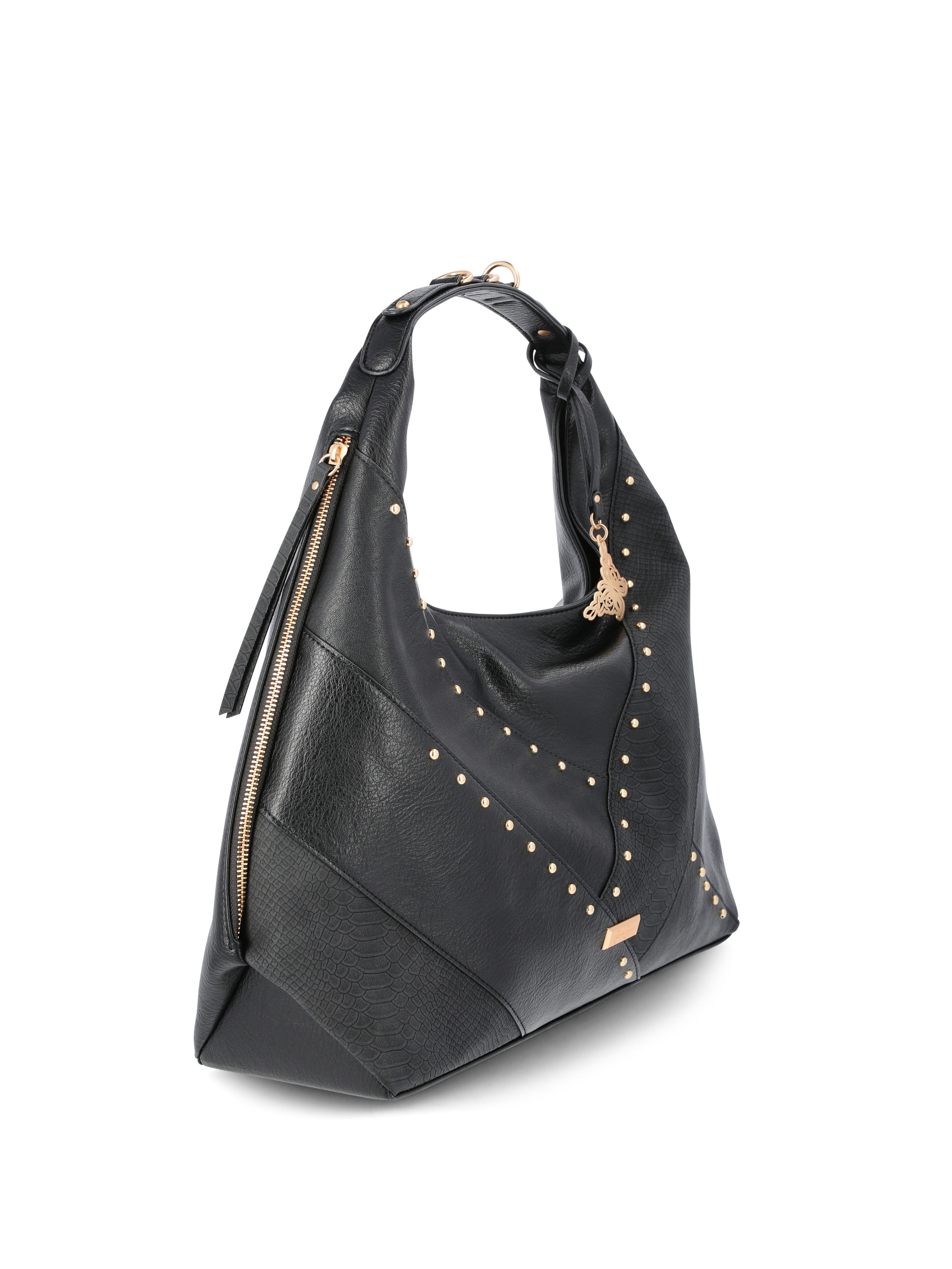 Jessica Simpson Women’s Taylor Hobo Bag, Meteorite Black