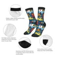 thumbnail image 3 of Rocae Vehicles Cartoon with Funny Drivers,Animal Drivers for Girls Boys Crew Socks,Children's Socks, Kids Socks, Toddler Socks: Daily Wear with Kids School Uniform, 3 of 5