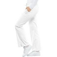 thumbnail image 4 of Cherokee Luxe Women's Scrubs Pant Low Rise Flare Leg Drawstring Cargo 21100, 4 of 5