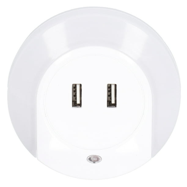 USB Charger Night Light Dual Usb Induction Night Light Safe For