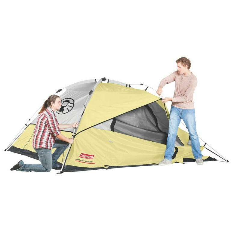 Coleman 3 person instant dome tent sale
