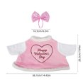thumbnail image 4 of Qwtwty Valentine's Day Goose Decor Outfit Rustics Goose Costume Clothes for Outdoor Patio Yard Decor, Porch Goose Decoration for 23" Cement Plastic Goose Statue, 4 of 9