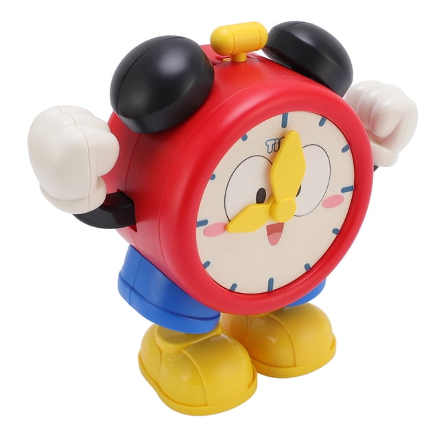 Toddler Toy Alarm Clock, Electric Kids Clock Toy Music Light Dancing Singing Interactive for Kids