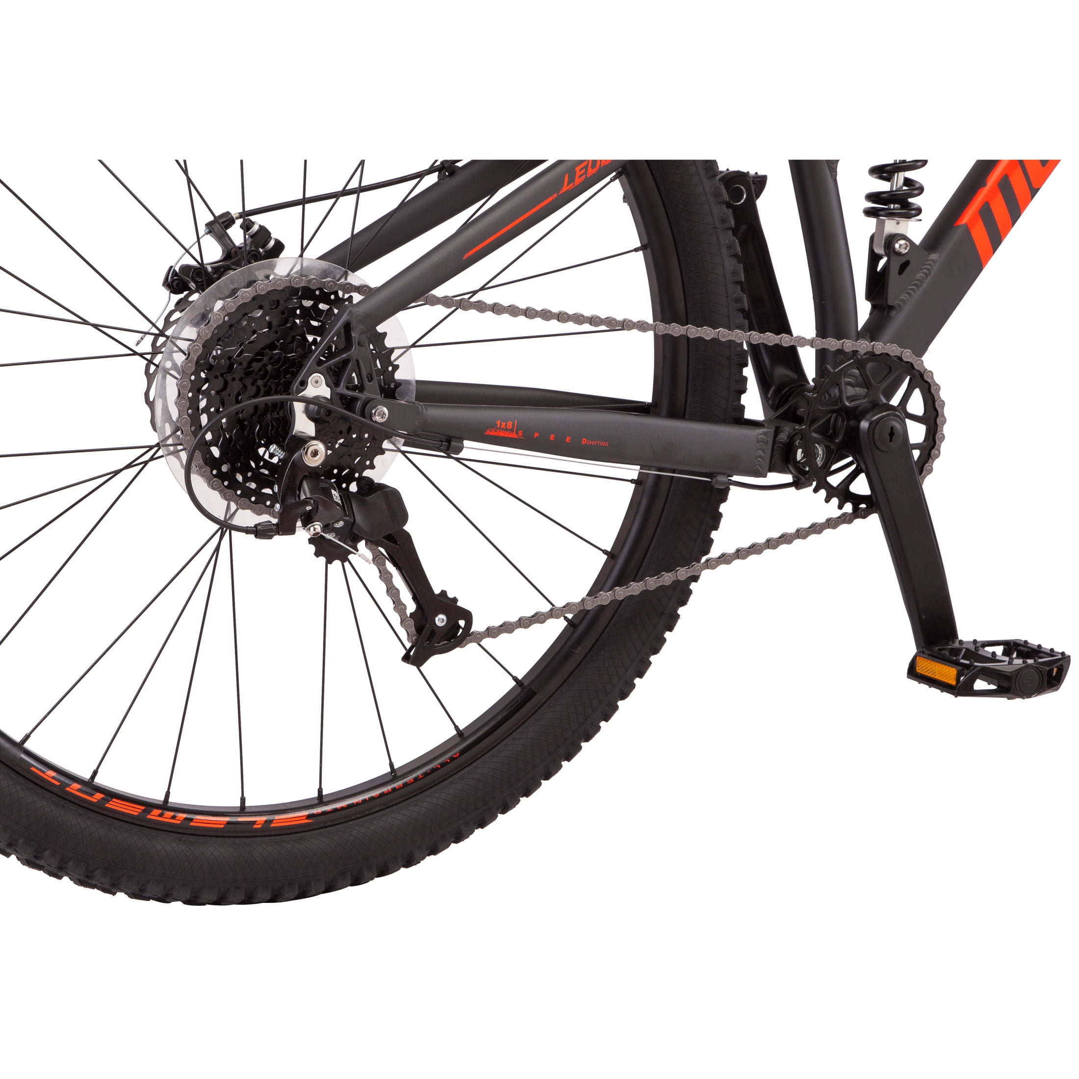 Mongoose Ledge X2 Mountain Bike, 29-in. Wheels, 8 Speeds, Adult Ages 14+, Gray
