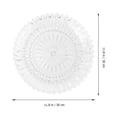 thumbnail image 2 of VERDANVERSE 1Set Decorative Fruit Bowl Crystal Design Waterproof for Dinner Parties Home Users, 2 of 6
