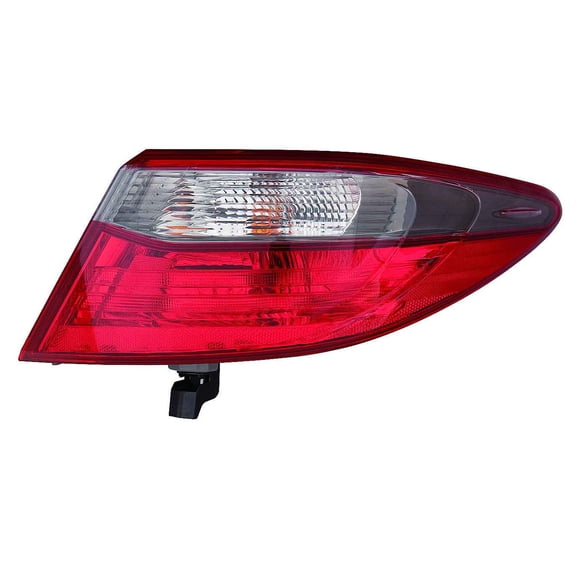 KAI New CAPA Certified Standard Replacement Passenger Side Outer Tail Light Assembly, Fits 2015-2017 Toyota Camry