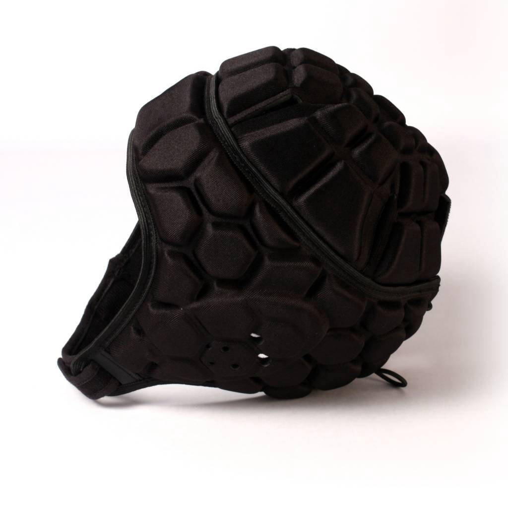 HEAT PRO competition rugby headgear, Black, XS