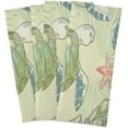 thumbnail image 6 of Watercolor Seaturtle Dish Towels 4 Pack, Vintage Starsfish Washable Tea Towels Dishcloths Lint-Free 18x28 Inch Fast Drying for Kitchen Restaurant Bar Clean, 6 of 7